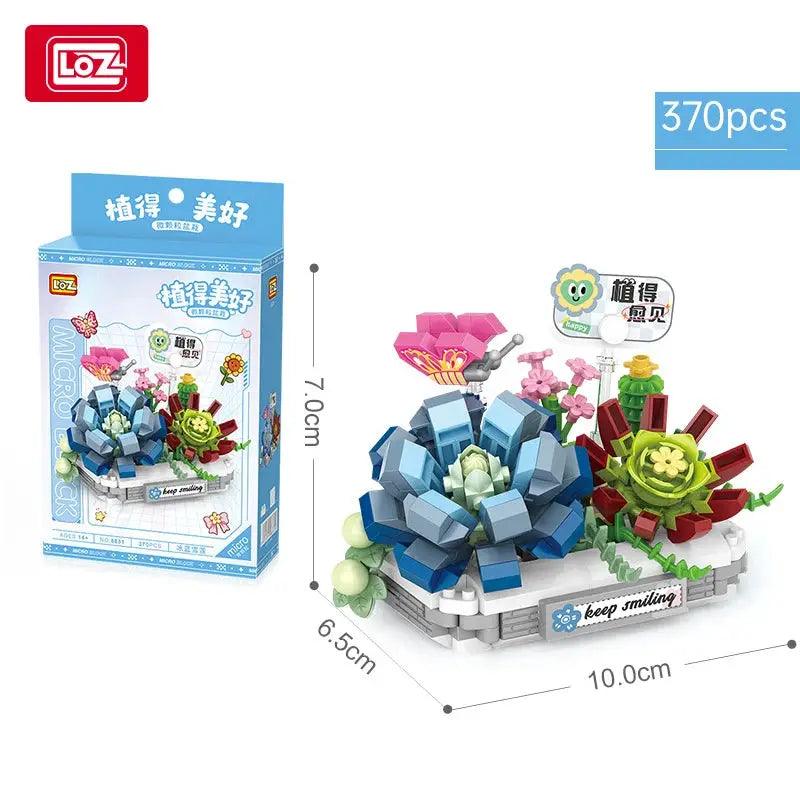  LOZ Plant Series Mini Block Set Roses Sunflowers Gift -  ToylandEU™