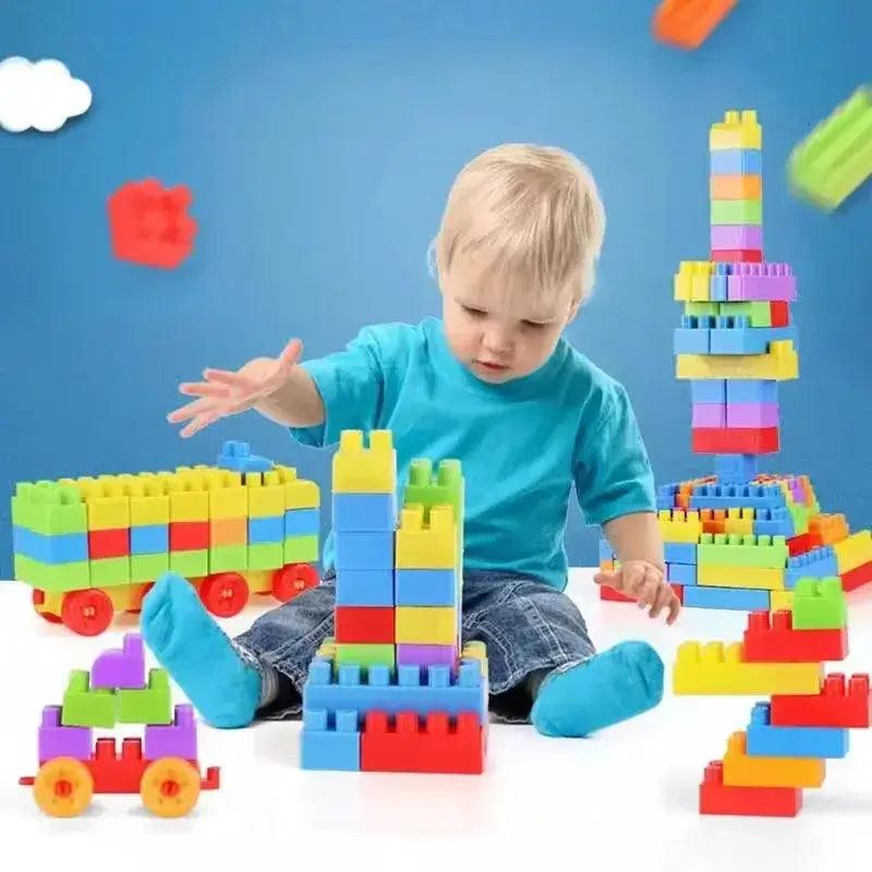  Educational Building Blocks For Kids Large Particle Set -  ToylandEU™