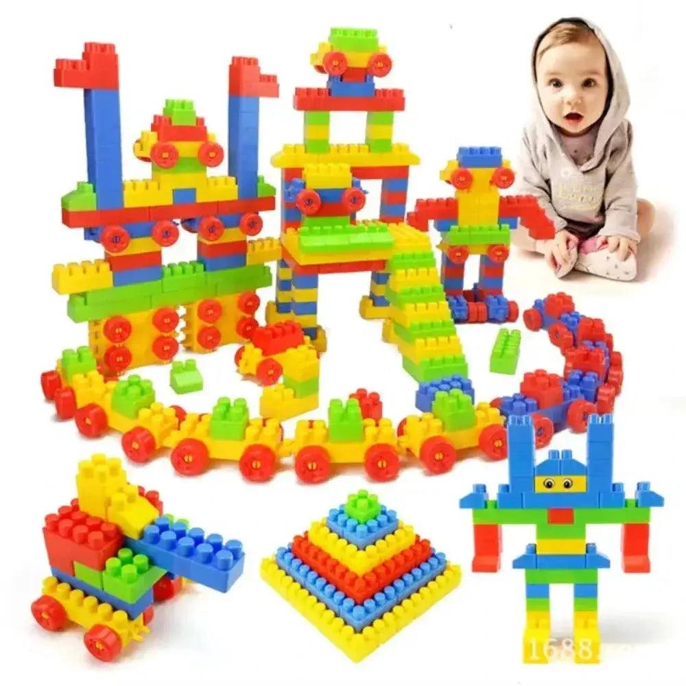  Educational Building Blocks For Kids Large Particle Set -  ToylandEU™