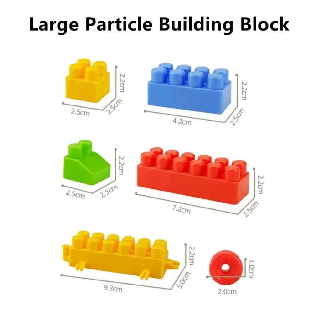  Educational Building Blocks For Kids Large Particle Set -  ToylandEU™