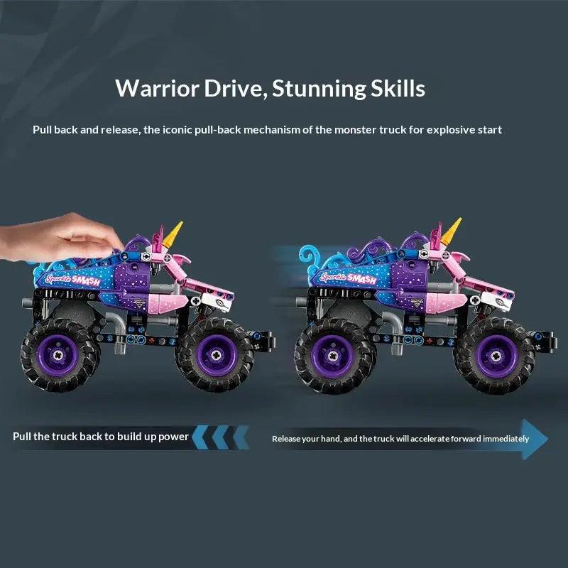  Lego Technic Monster Jam Sparkle Smash Pull Back Car Kit -  ToylandEU™