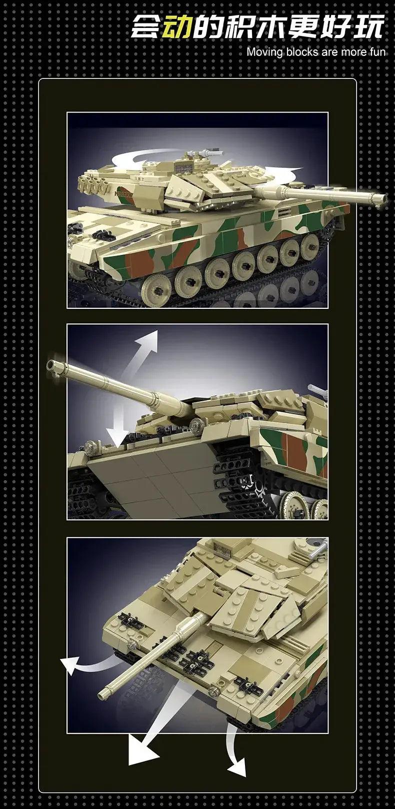  Leopard 2 Tank Building Blocks Set App Controlled Toy -  ToylandEU™