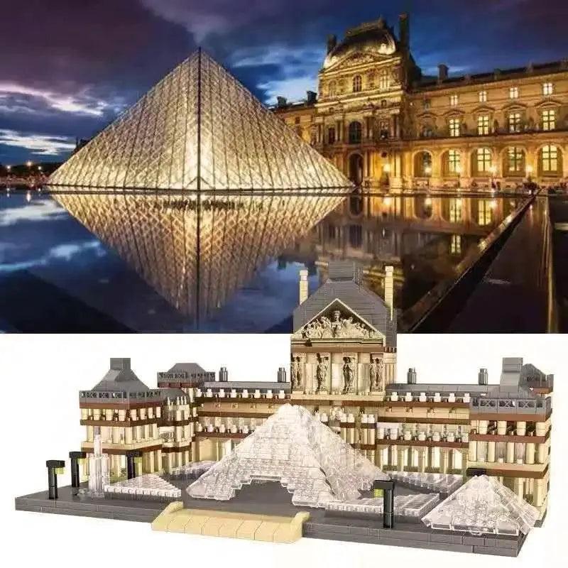  MOC 3377PCS Louvre Model Building Blocks Architectural Desktop Gifts -  ToylandEU™