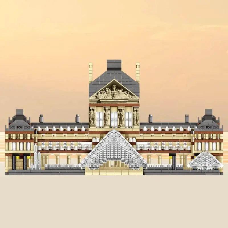  MOC 3377PCS Louvre Model Building Blocks Architectural Desktop Gifts -  ToylandEU™