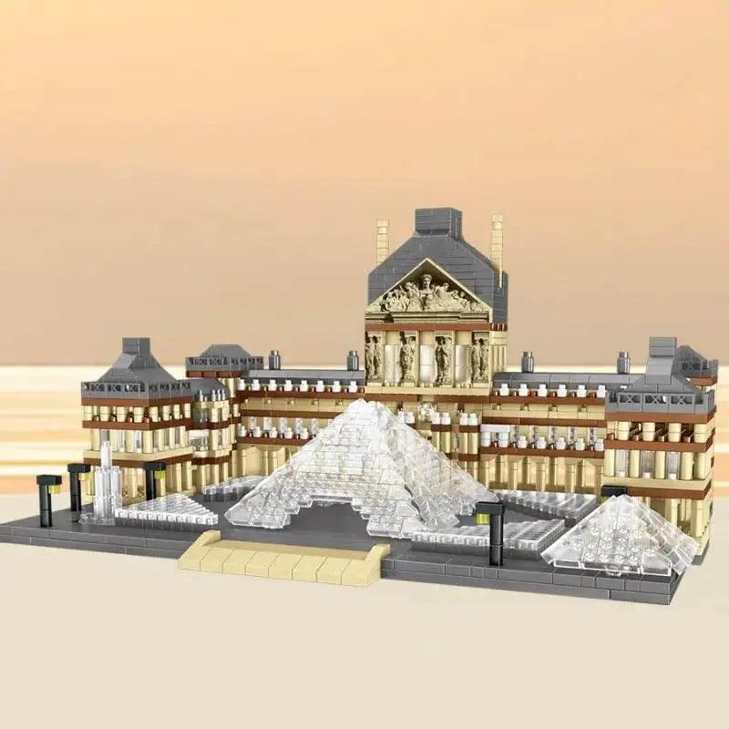  MOC 3377PCS Louvre Model Building Blocks Architectural Desktop Gifts -  ToylandEU™