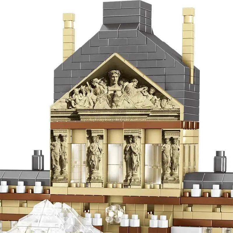  MOC 3377PCS Louvre Model Building Blocks Architectural Desktop Gifts -  ToylandEU™