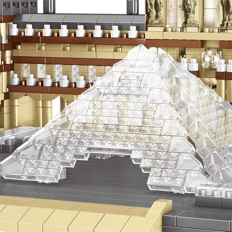  MOC 3377PCS Louvre Model Building Blocks Architectural Desktop Gifts -  ToylandEU™