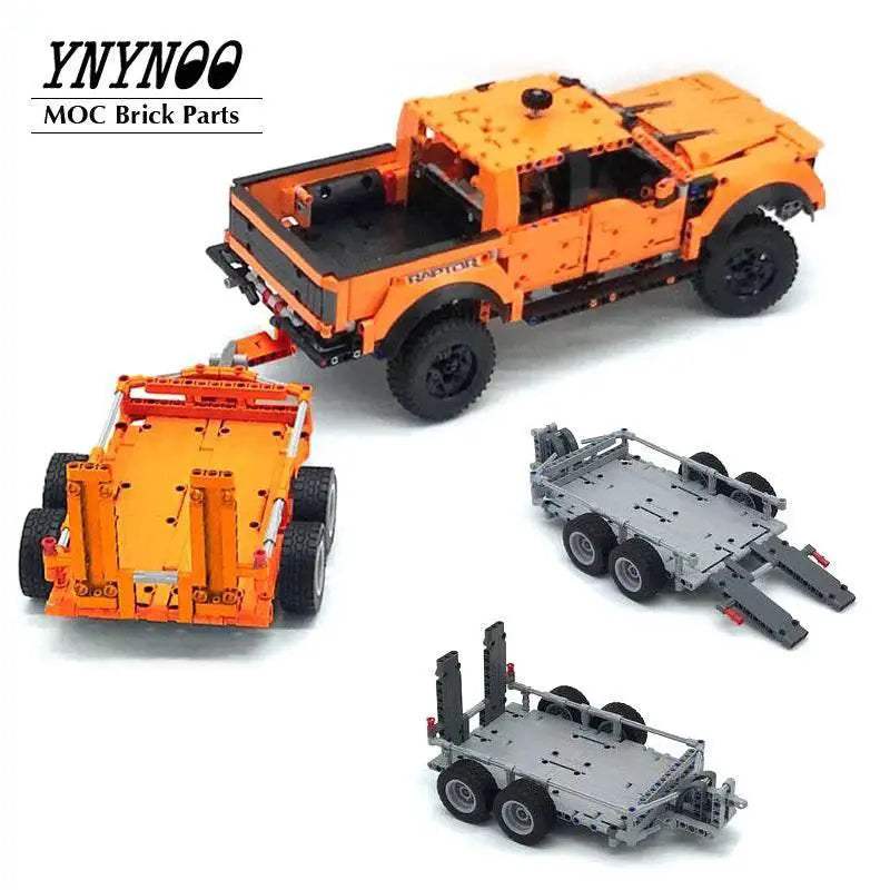  MOC New MOC Lower Loader Tailgate Trailer Building Blocks Model Building Bricks MOC -  ToylandEU™