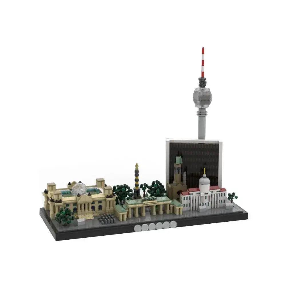  MOC MOC-197505 Berlin Skyline Model Building Blocks Gift Set Building Bricks MOC -  ToylandEU™