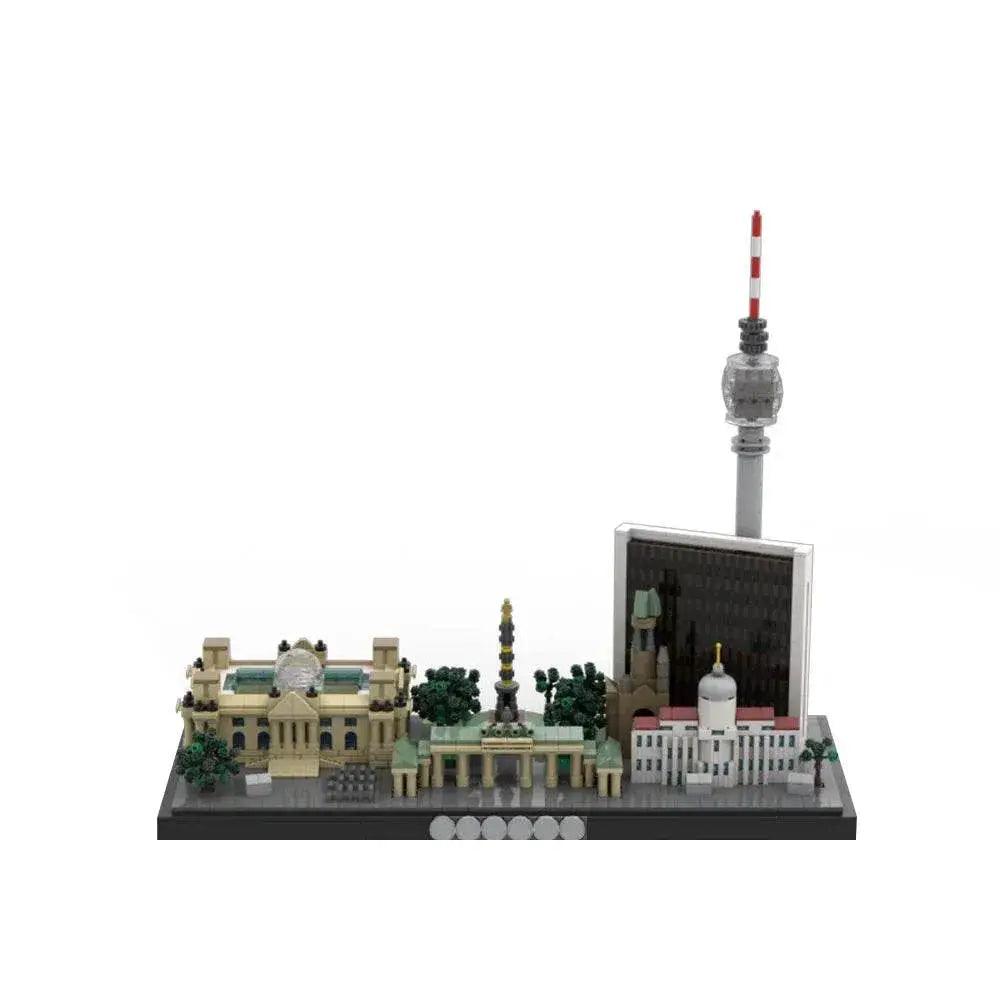  MOC MOC-197505 Berlin Skyline Model Building Blocks Gift Set Building Bricks MOC -  ToylandEU™