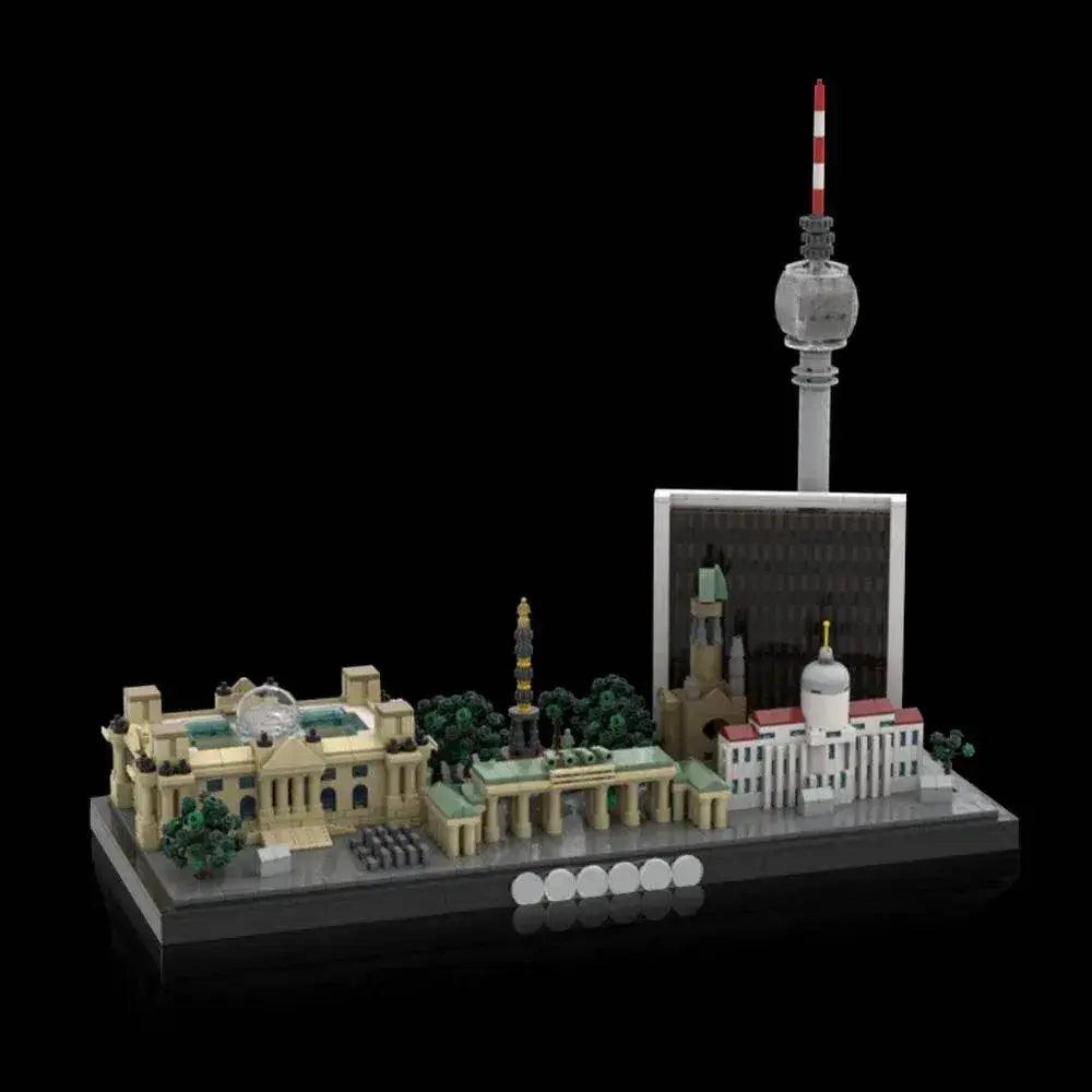  MOC MOC-197505 Berlin Skyline Model Building Blocks Gift Set Building Bricks MOC -  ToylandEU™
