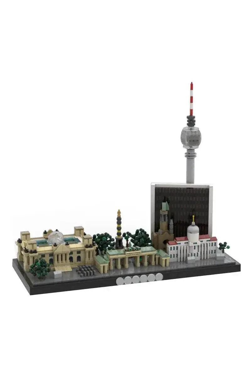  MOC MOC-197505 Berlin Skyline Model Building Blocks Gift Set Building Bricks MOC -  ToylandEU™