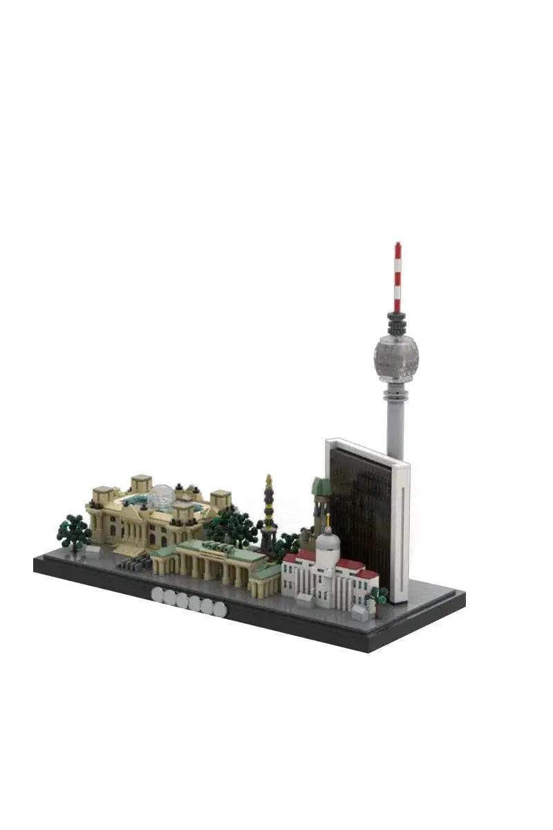  MOC MOC-197505 Berlin Skyline Model Building Blocks Gift Set Building Bricks MOC -  ToylandEU™
