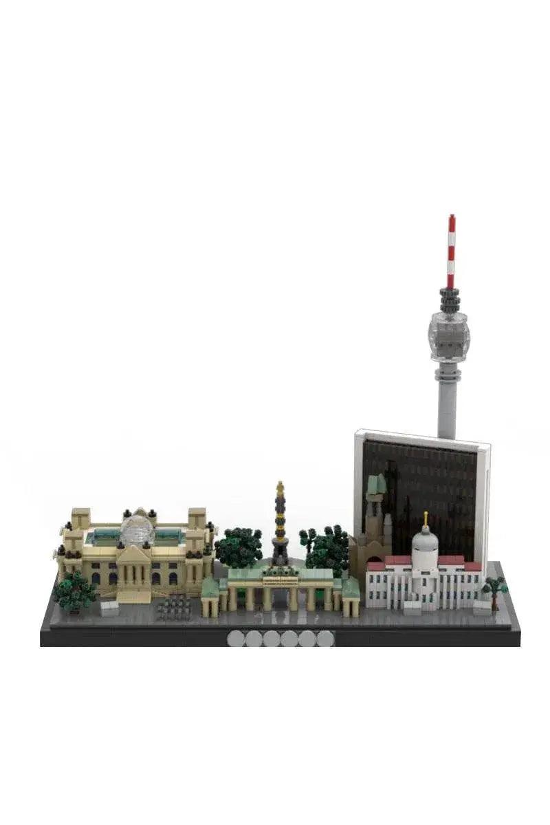  MOC MOC-197505 Berlin Skyline Model Building Blocks Gift Set Building Bricks MOC -  ToylandEU™