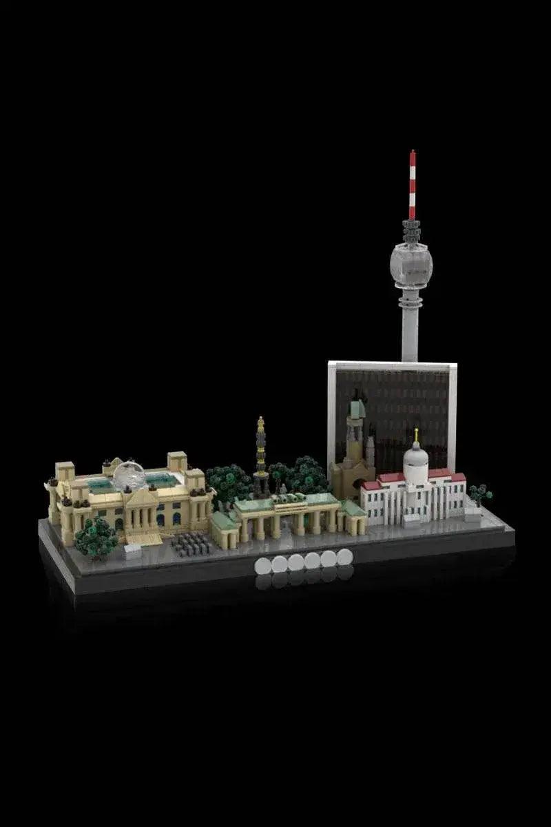  MOC MOC-197505 Berlin Skyline Model Building Blocks Gift Set Building Bricks MOC -  ToylandEU™