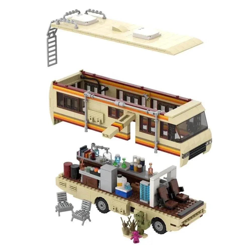  MOC MOC Breaking Bad RV Bus Building Blocks DIY Model Set -  ToylandEU™