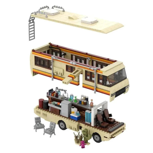  MOC MOC Breaking Bad RV Bus Building Blocks DIY Model Set -  ToylandEU™