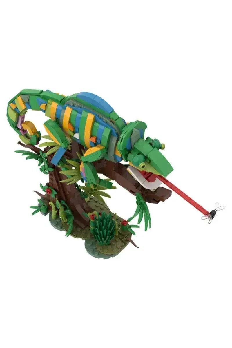  MOC MOC Chameleon Model Building Blocks Building Bricks MOC Gift Reptile DIY -  ToylandEU™