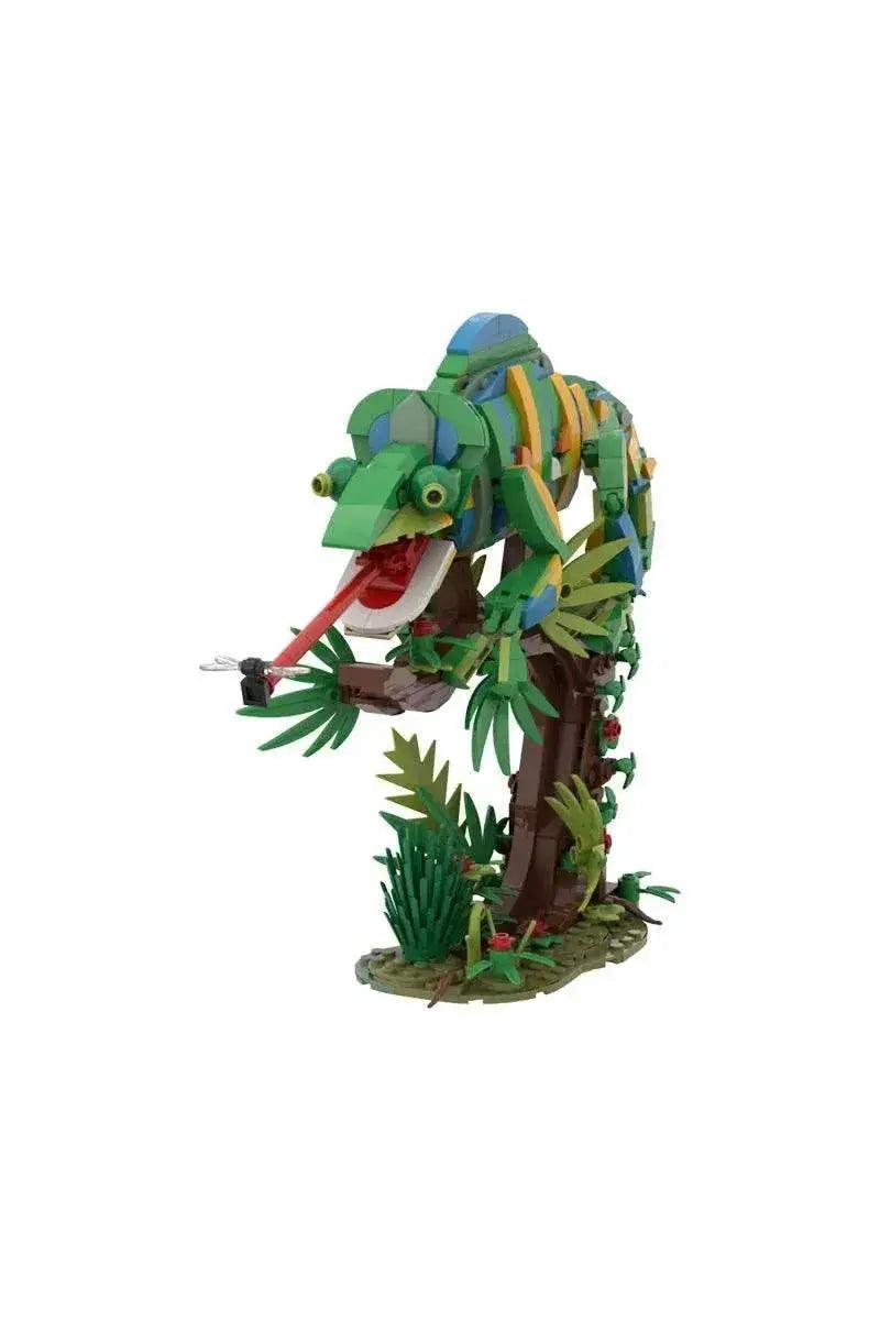  MOC MOC Chameleon Model Building Blocks Building Bricks MOC Gift Reptile DIY -  ToylandEU™