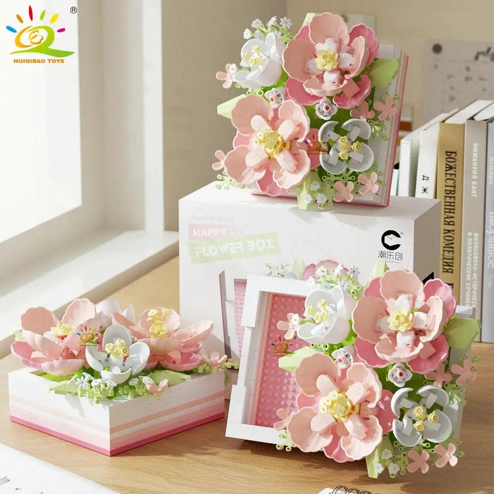  MOC Flower Display Building Blocks For Desk Decoration -  ToylandEU™