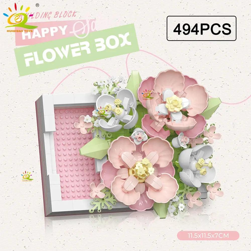 MOC Flower Display Building Blocks For Desk Decoration -  ToylandEU™
