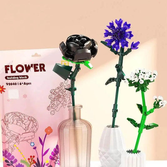  MOC Flower Model Building Blocks Toys DIY Educational Gift 3D -  ToylandEU™