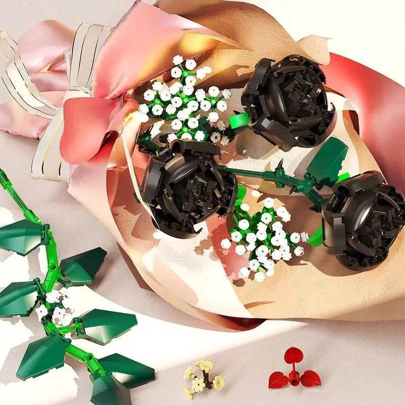 MOC Flower Model Building Blocks Toys DIY Educational Gift 3D -  ToylandEU™