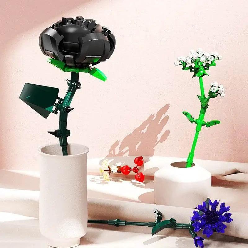  MOC Flower Model Building Blocks Toys DIY Educational Gift 3D -  ToylandEU™