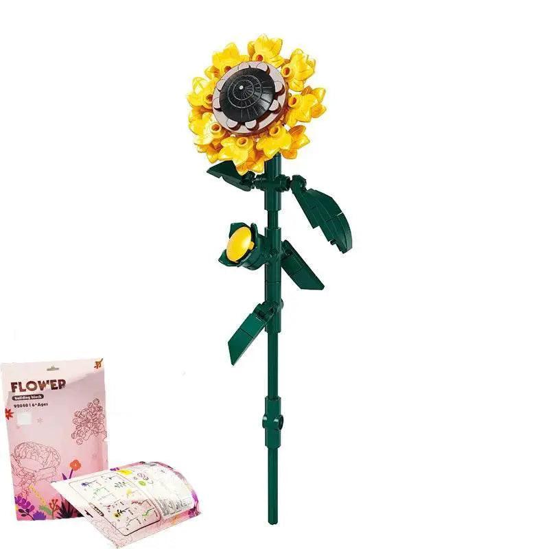  MOC Flower Model Building Blocks Toys DIY Educational Gift 3D -  ToylandEU™