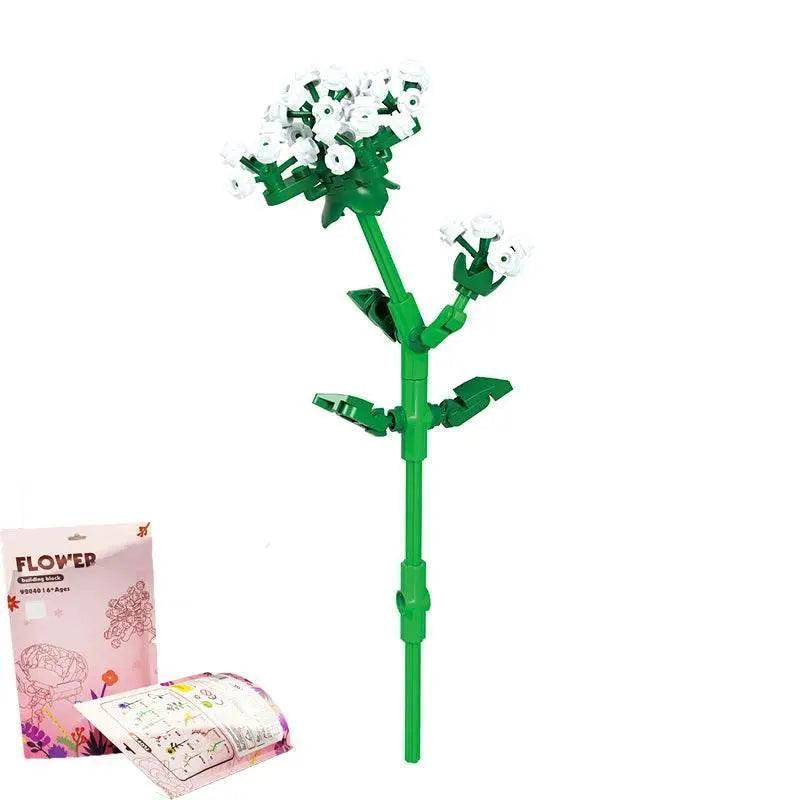  MOC Flower Model Building Blocks Toys DIY Educational Gift 3D -  ToylandEU™