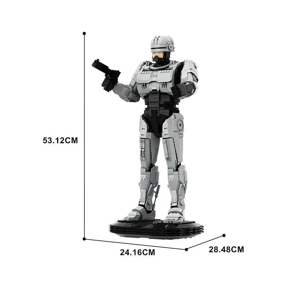  Gobricks MOC Robocop Robot Building Block Educational Building Bricks MOC -  ToylandEU™