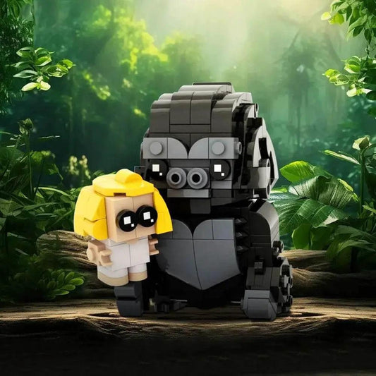  MOC MOC-195227 Gorilla Model Building Blocks Skull Island Building Bricks MOC -  ToylandEU™