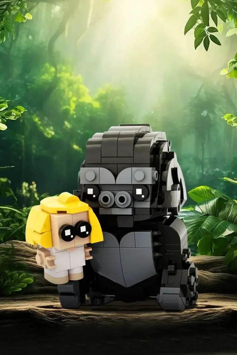  MOC MOC-195227 Gorilla Model Building Blocks Skull Island Building Bricks MOC -  ToylandEU™