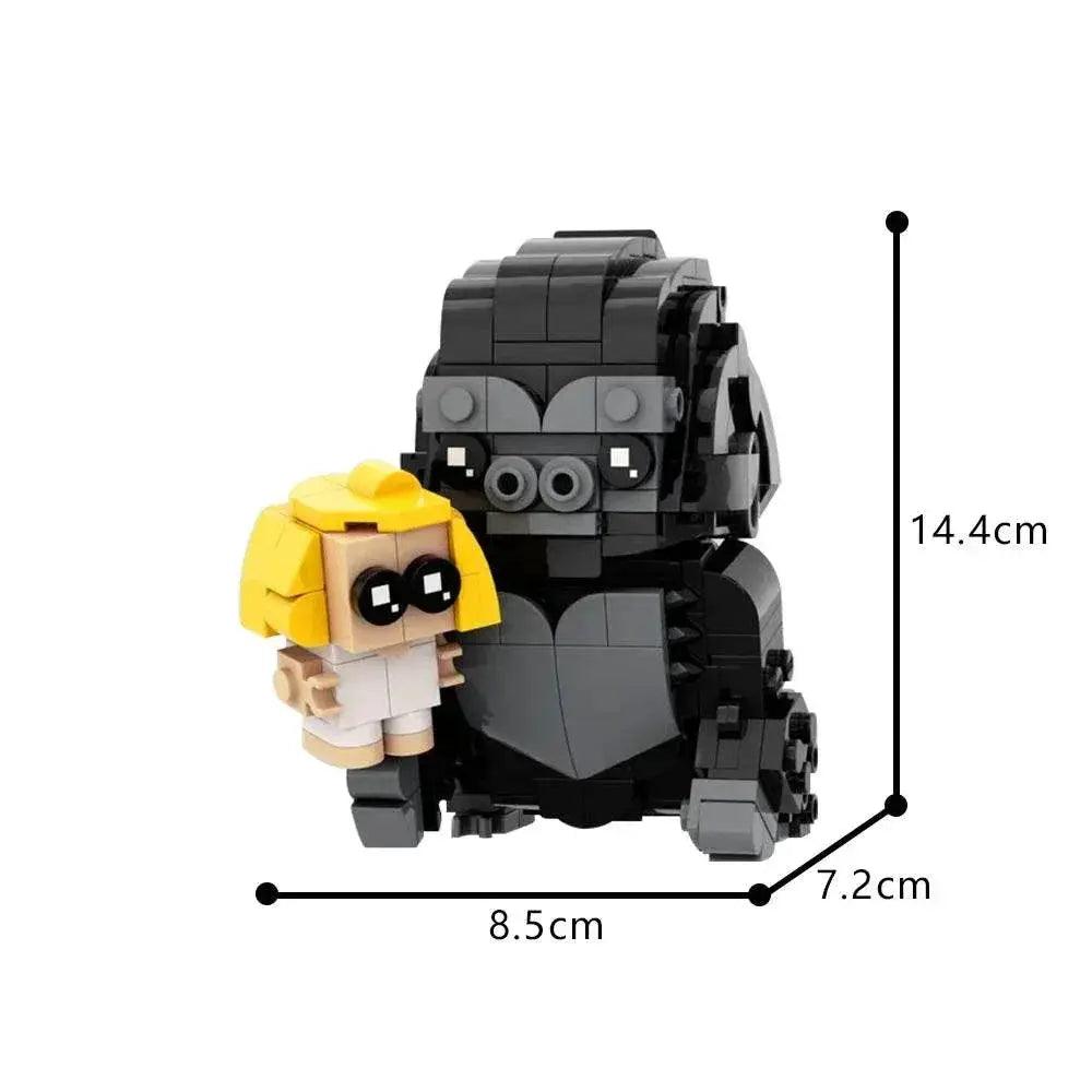  MOC MOC-195227 Gorilla Model Building Blocks Skull Island Building Bricks MOC -  ToylandEU™