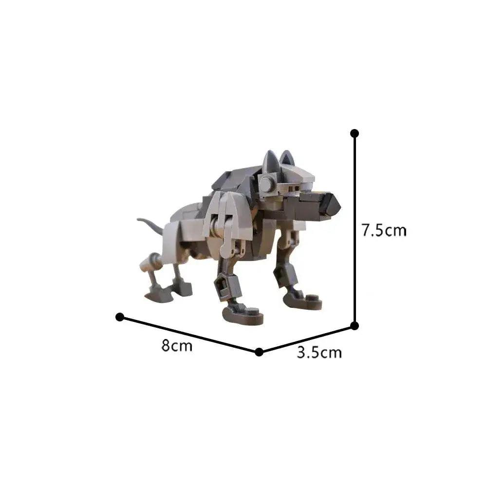  MOC MOC-169319 Gray Wolf Warg Building Blocks Cute DIY Toys Building Bricks MOC -  ToylandEU™