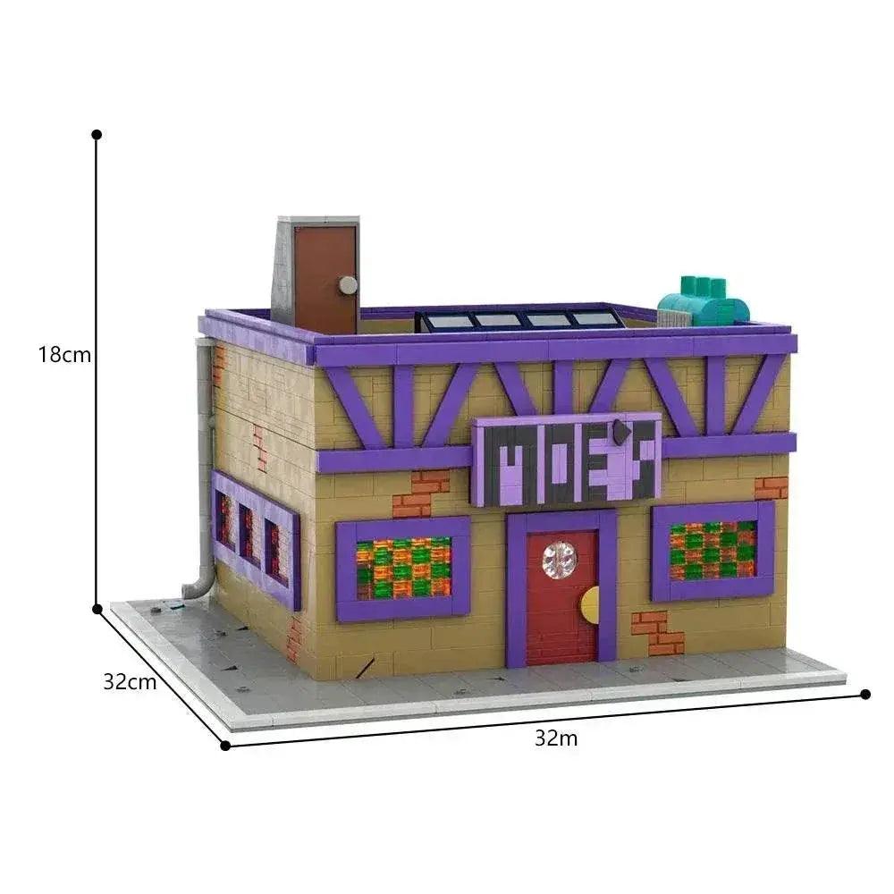  MOC Homer & Moe's Tavern Building Blocks Set -  ToylandEU™