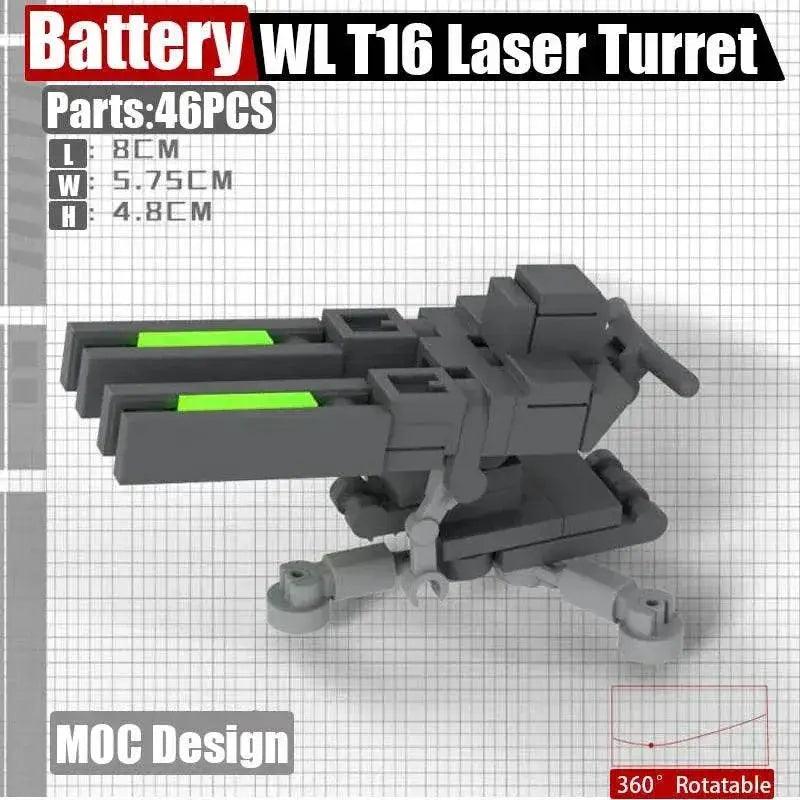  MOC MOC Military Base Cannon Building Blocks Toys Set Bricks Building Bricks MOC -  ToylandEU™