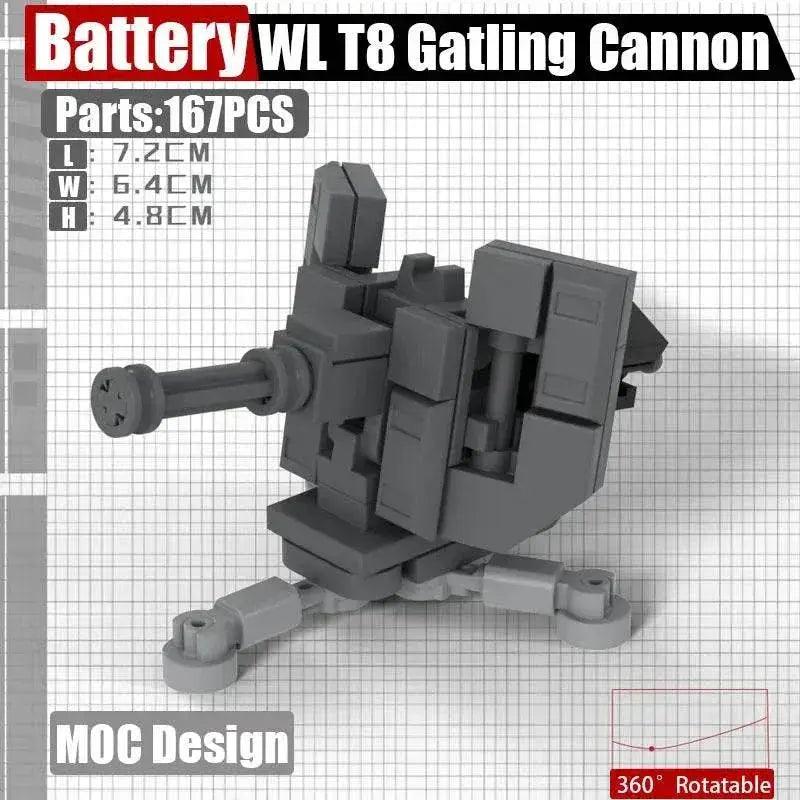  MOC MOC Military Base Cannon Building Blocks Toys Set Bricks Building Bricks MOC -  ToylandEU™