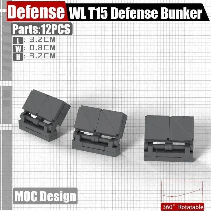  MOC MOC Military Base Cannon Building Blocks Toys Set Bricks Building Bricks MOC -  ToylandEU™
