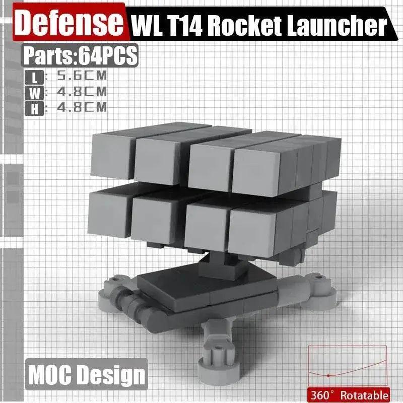  MOC MOC Military Base Cannon Building Blocks Toys Set Bricks Building Bricks MOC -  ToylandEU™