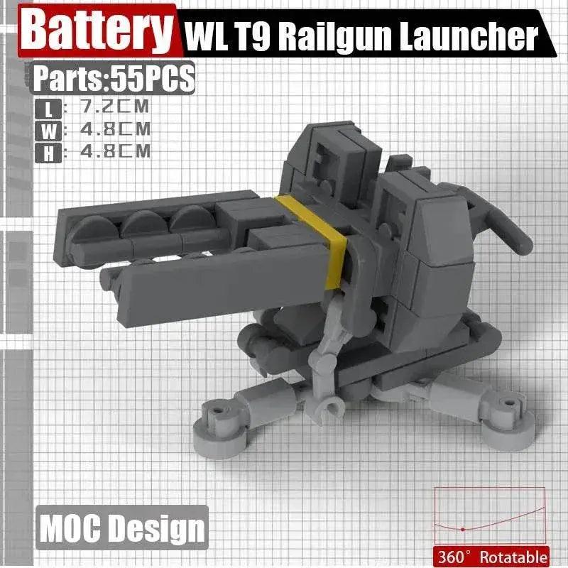  MOC MOC Military Base Cannon Building Blocks Toys Set Bricks Building Bricks MOC -  ToylandEU™