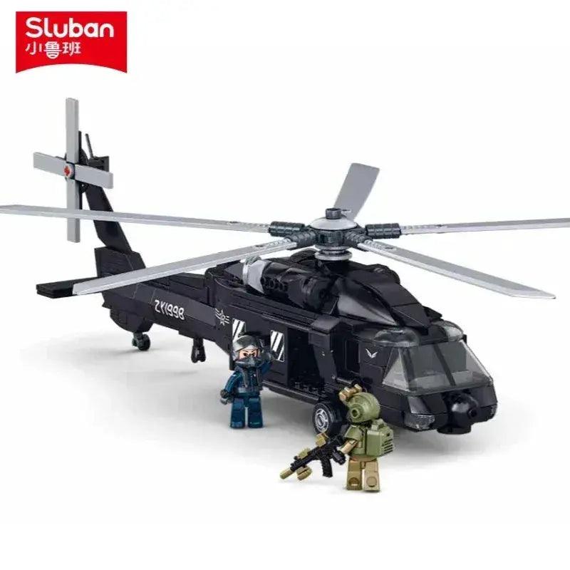  MOC Military Helicopter Building Blocks Educational Kit -  ToylandEU™