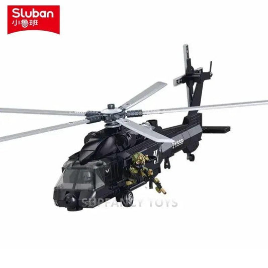  MOC Military Helicopter Building Blocks Educational Kit -  ToylandEU™