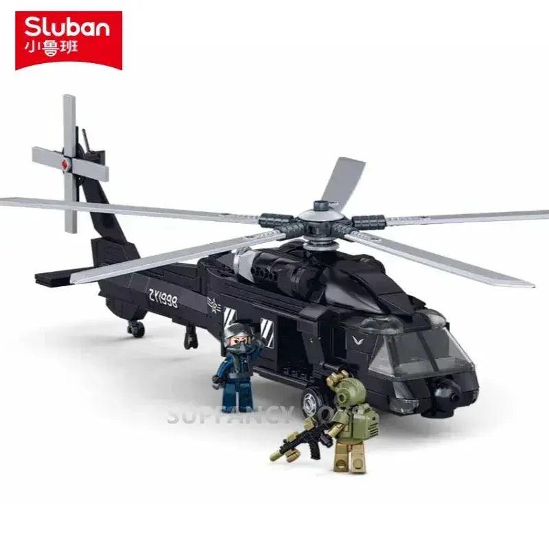  MOC Military Helicopter Building Blocks Educational Kit -  ToylandEU™