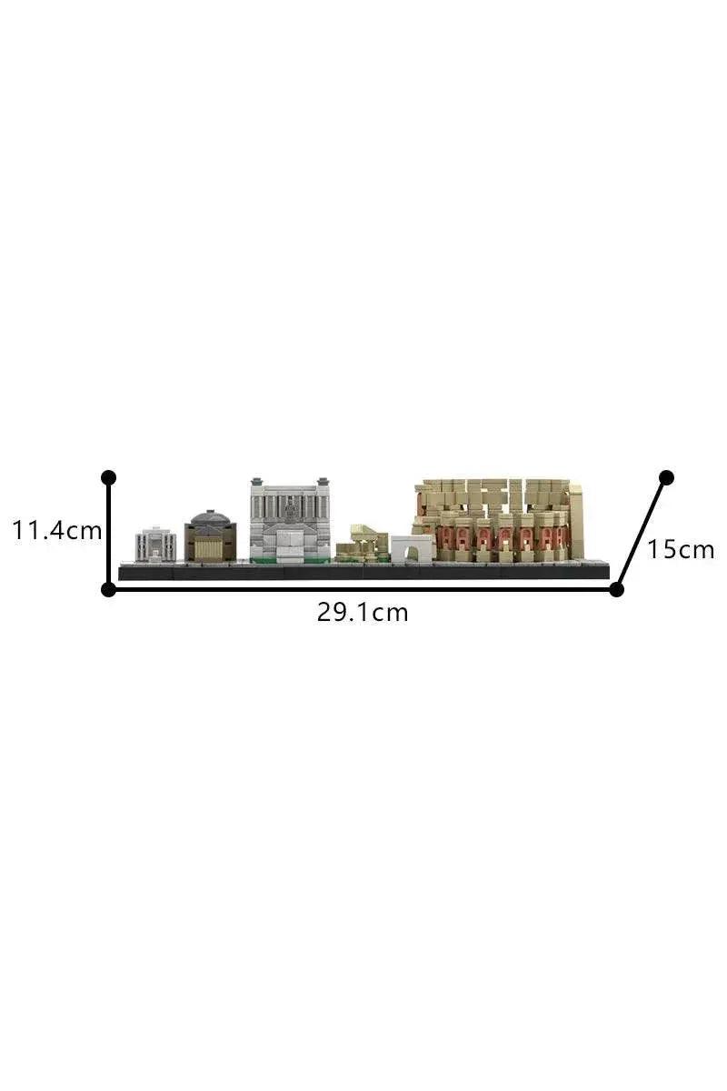  MOC MOC-194032 Rome Skyline Model Building Blocks Gift Bricks Building Bricks MOC -  ToylandEU™