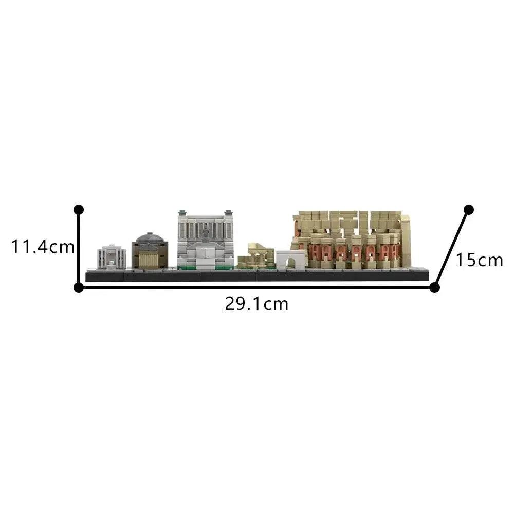  MOC MOC-194032 Rome Skyline Model Building Blocks Gift Bricks Building Bricks MOC -  ToylandEU™