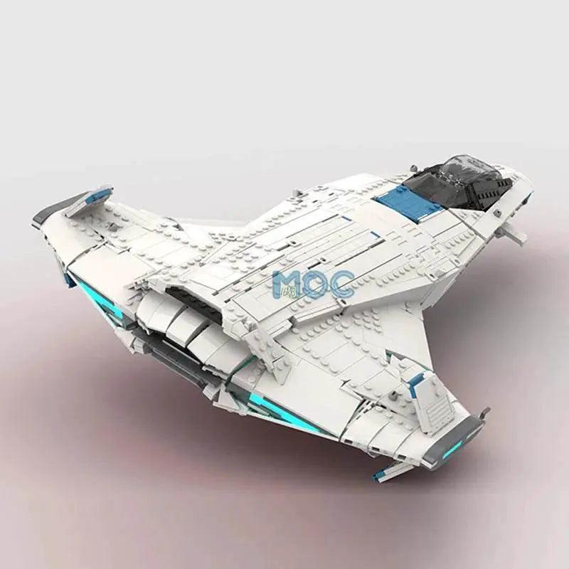  MOC Building Block Spaceship Battle Ship Model DIY Bricks Building Bricks MOC -  ToylandEU™