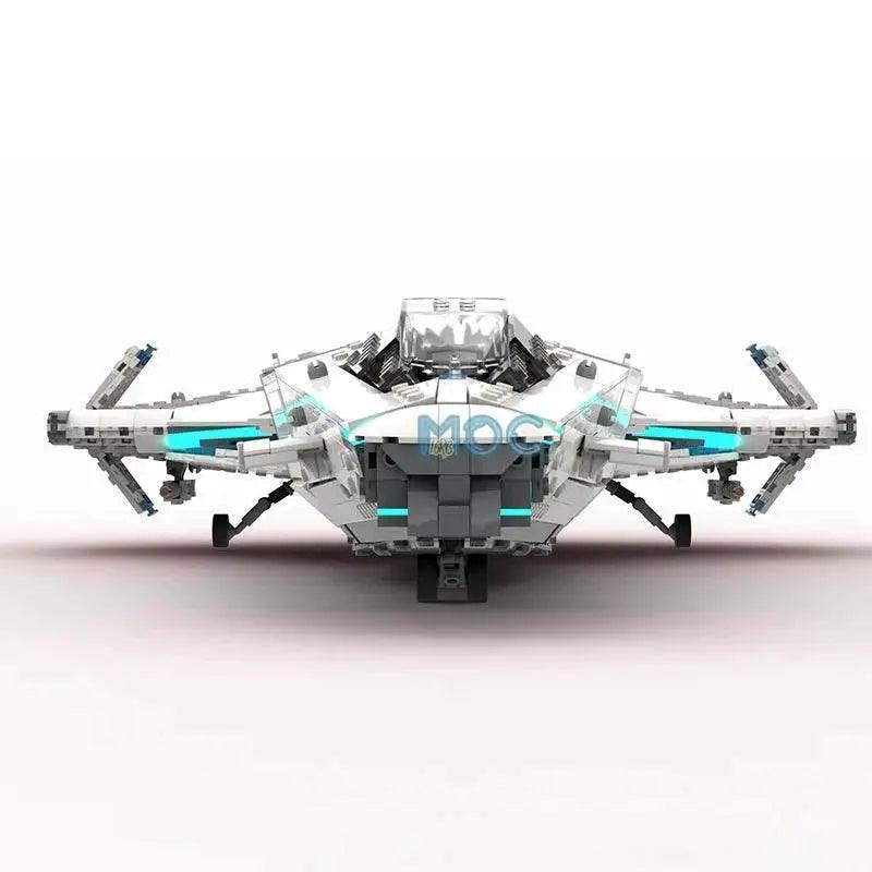  MOC Building Block Spaceship Battle Ship Model DIY Bricks Building Bricks MOC -  ToylandEU™