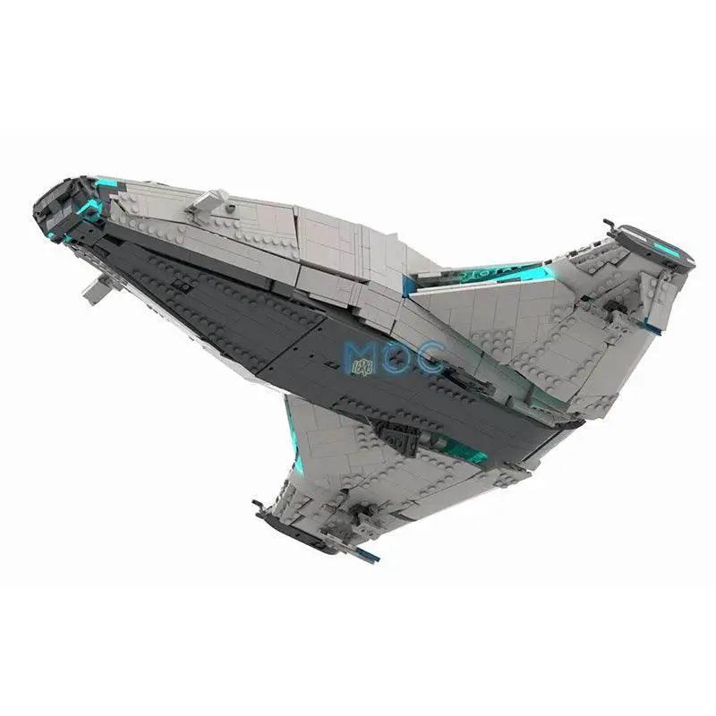  MOC Building Block Spaceship Battle Ship Model DIY Bricks Building Bricks MOC -  ToylandEU™