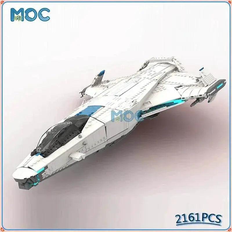  MOC Building Block Spaceship Battle Ship Model DIY Bricks Building Bricks MOC -  ToylandEU™